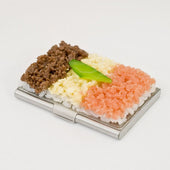 Soboro (Soy Sauce Minced Meat) Rice Business Card Case - Fake Food Japan