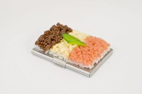 Soboro (Soy Sauce Minced Meat) Rice Business Card Case