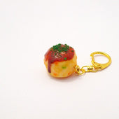 Takoyaki (Fried Octopus Ball) (small) Keychain - Fake Food Japan