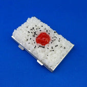 Umeboshi (Pickled Plum) Rice Business Card Case - Fake Food Japan