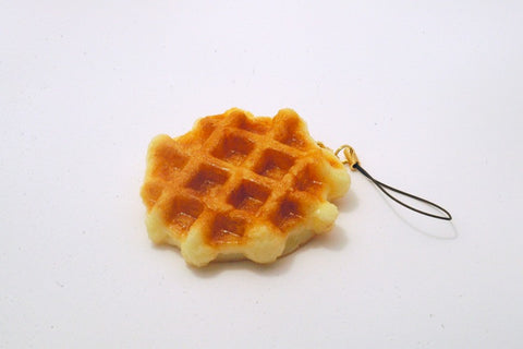 Waffle Cell Phone Charm/Zipper Pull