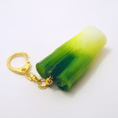 White Spring Onion Keychain - Fake Food Japan