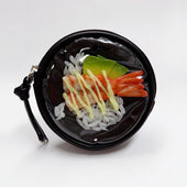 Avocado & Shrimp Rice Circular Purse - Fake Food Japan