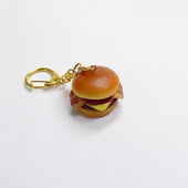 Bacon & Cheese Burger Keychain - Fake Food Japan