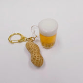 Beer (mini) & Peanut Keychain - Fake Food Japan
