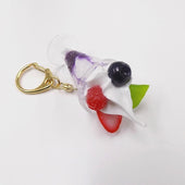 Blueberry Parfait (mini) Keychain - Fake Food Japan