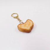 Bread (Heart-Shaped) Keychain - Fake Food Japan