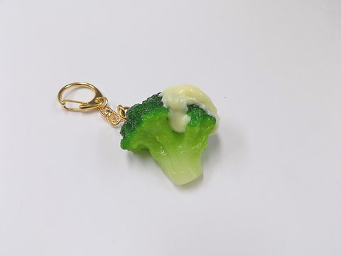 Broccoli with Mayonnaise Keychain