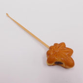 Broken Momiji Manju (Maple Leaf-Shaped Steamed Bun) (small) Ear Pick - Fake Food Japan