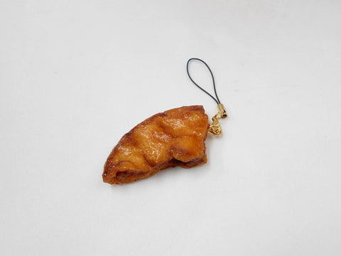 Broken Soy Sauce (Shoyu) Senbei (Japanese Cracker) Cell Phone Charm/Zipper Pull