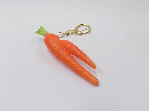 Carrot (Two-Legged) Keychain