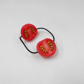 Cherry Tomato (half-size) Hair Band (Pair Set) - Fake Food Japan