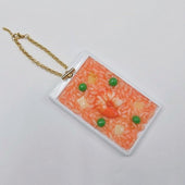 Chicken Rice with Shrimp Pass Case with Charm Bracelet - Fake Food Japan
