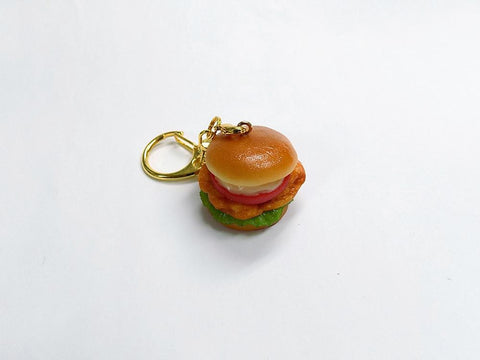 Chicken & Tomato Burger Keychain