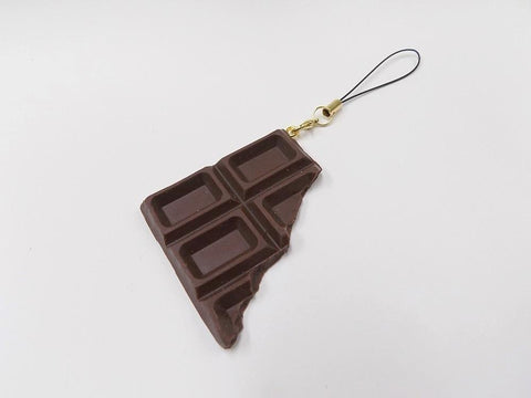 Chocolate Bar Piece Cell Phone Charm/Zipper Pull