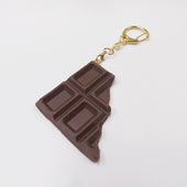 Chocolate Bar Piece Keychain - Fake Food Japan