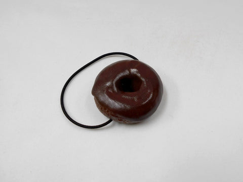 Chocolate Frosted Chocolate Doughnut (small) Hair Band