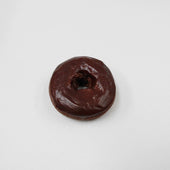 Chocolate Frosted Chocolate Doughnut (small) Magnet - Fake Food Japan