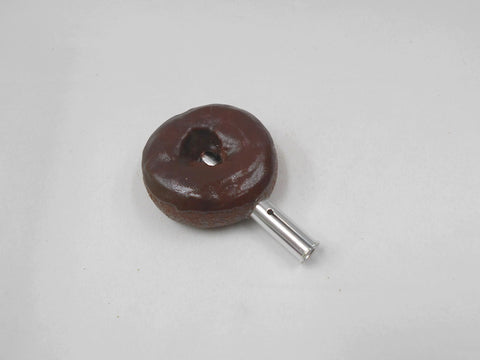 Chocolate Frosted Chocolate Doughnut (small) Pen Cap