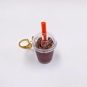 Cocoa with Whipped Cream (mini) Keychain - Fake Food Japan