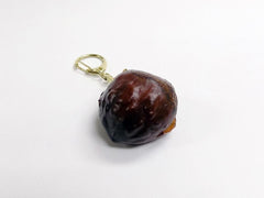 Cracked Open Chestnut Keychain