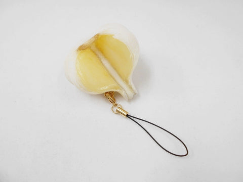 Cut Garlic Cell Phone Charm/Zipper Pull