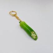 Cut Okra Keychain - Fake Food Japan