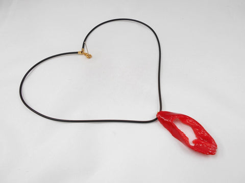 Cut Red Chili Pepper Necklace