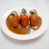 Deep Fried Oyster Curry Rice Small Size Replica - Fake Food Japan