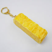 Fried Egg (medium) Keychain - Fake Food Japan