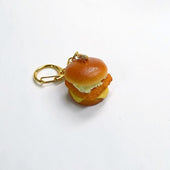 Fried Fish Burger Keychain - Fake Food Japan