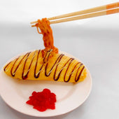 Fried Noodle Omelette Smartphone Stand - Fake Food Japan