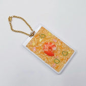Fried Rice with Shrimp Pass Case with Charm Bracelet - Fake Food Japan