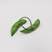 Green Soybean Hair Band (Pair Set) - Fake Food Japan