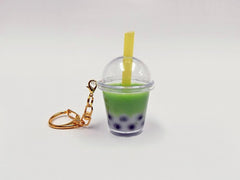 Green Tea (Matcha) Tapioca Drink (mini) Keychain
