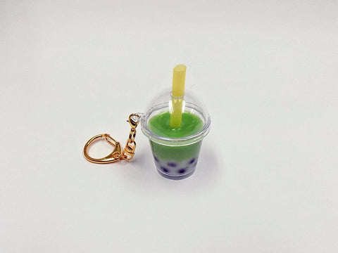 Green Tea (Matcha) Tapioca Drink (mini) Keychain