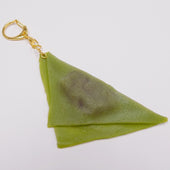 Green Tea (Matcha) Yatsuhashi Keychain - Fake Food Japan