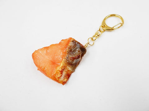 Grilled Salmon (small) Keychain