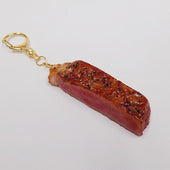 Grilled Steak (cut) Keychain - Fake Food Japan