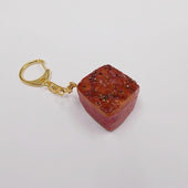 Grilled Steak (Dice-Shaped) Keychain - Fake Food Japan