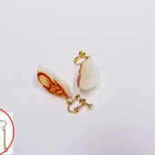 Gyoza Dumpling (Japanese Pot Sticker) (mini) Ver. 1 Pierced Earrings - Fake Food Japan