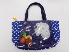 Hamburger Patty, Sunny-Side Up Egg, Broccoli & Cherry Tomato Tote Bag