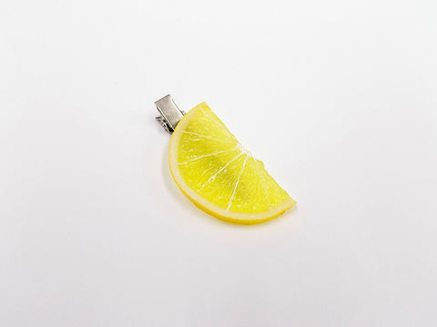 Lemon Slice (half-size) Hair Clip