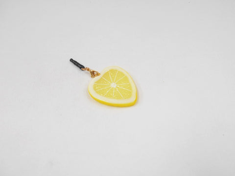 Lemon Slice (Heart-Shaped) Headphone Jack Plug