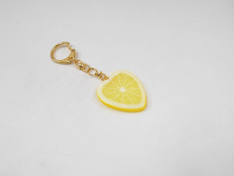 Lemon Slice (Heart-Shaped) Keychain