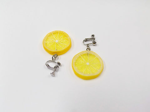 Lemon Slice (small) Clip-On Earrings