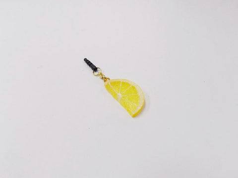 Lemon Slice (small half-size) Headphone Jack Plug