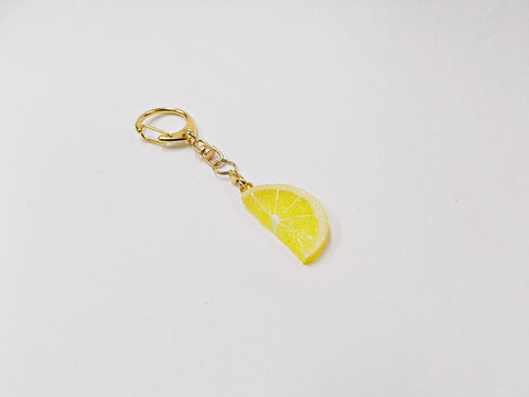 Lemon Slice (small half-size) Keychain