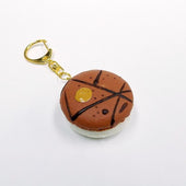 Macaron (brown coconut) Keychain - Fake Food Japan