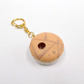 Macaron (café au lait) Keychain - Fake Food Japan